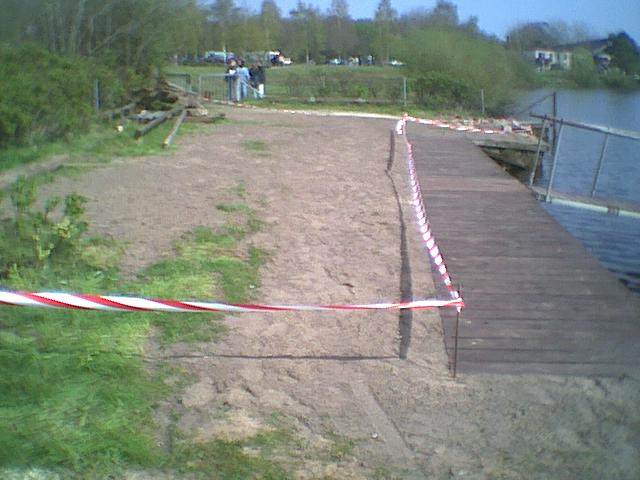 Die reparierte steganlage
